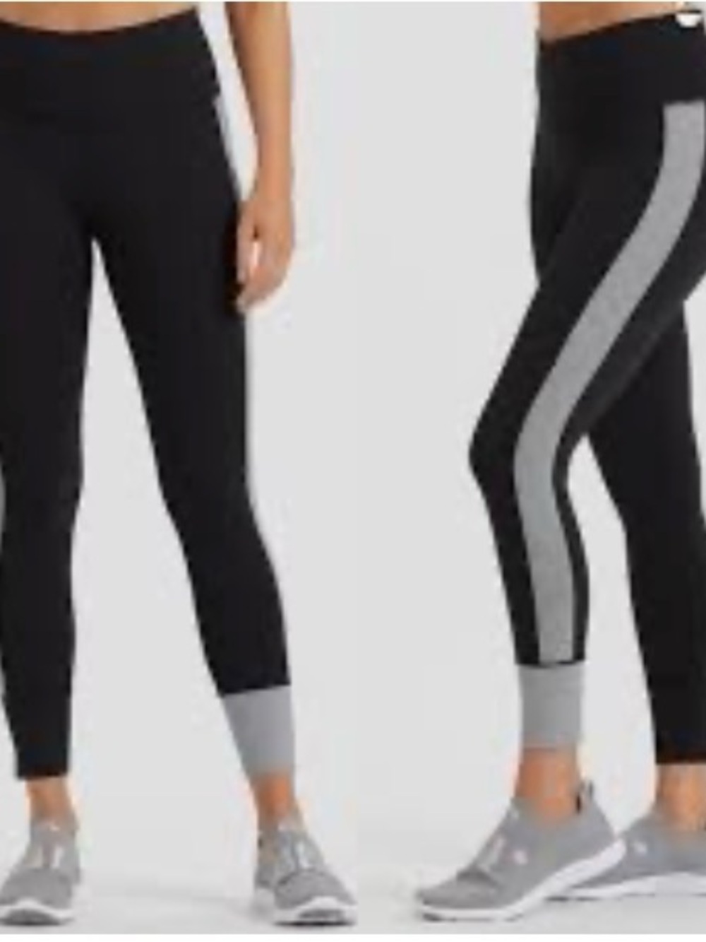 Vuori Origin Color Block Leggings Black Gray Leggings Size XXS